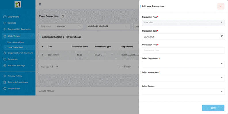 Title: Figure 12 – Edit Attendance Transactions - Description: Figure 12 – Edit Attendance Transactions